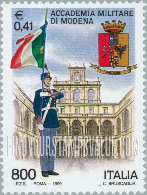 FindYourStampsValue: Military Academy of Modena