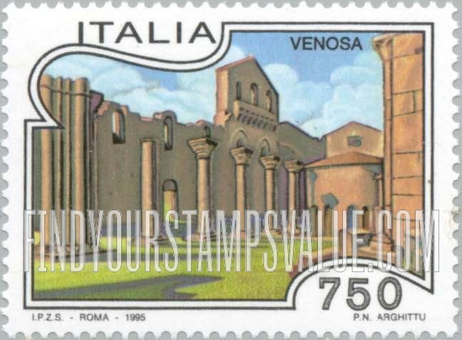 FindYourStampsValue: Tourism Type of 1993: Venosa