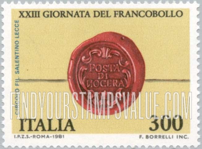 FindYourStampsValue: Stamp Day: Letter seal