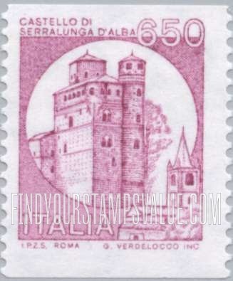 FindYourStampsValue: Coil Stamps: Serralunga D’Alba
