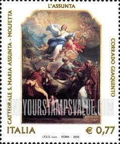 FindYourStampsValue: The Assumption, by Corrado Giaquinto (c. 1694-1765)