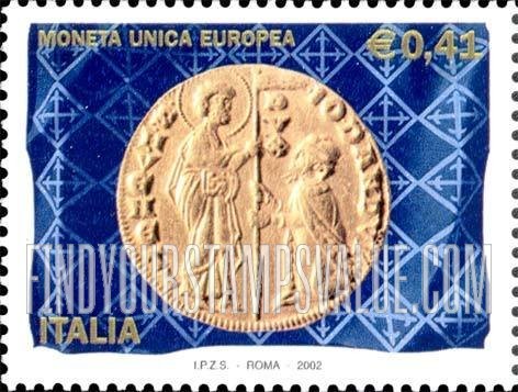 FindYourStampsValue: Introduction of the Euro: 1285 Venetian ducat