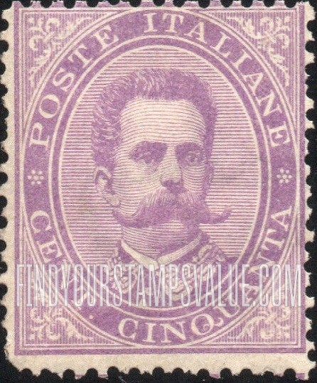 FindYourStampsValue: King Humbert I