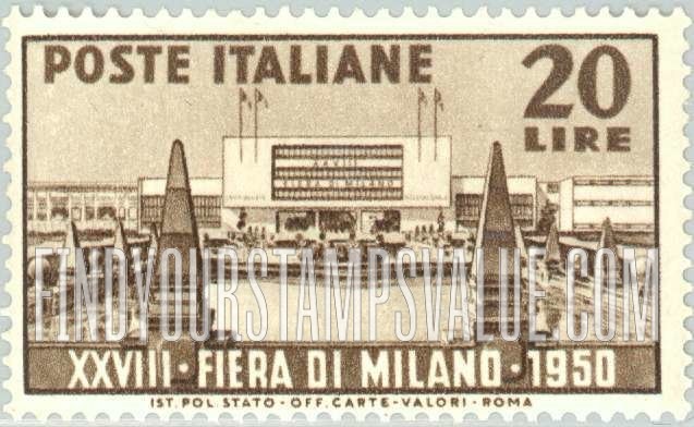 FindYourStampsValue: Milan Fair Scene