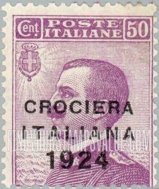 FindYourStampsValue: King Victor Emmanuel III: Overprinted in Black or Red