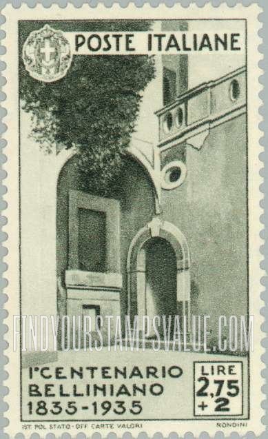 FindYourStampsValue: Bellini’s Villa