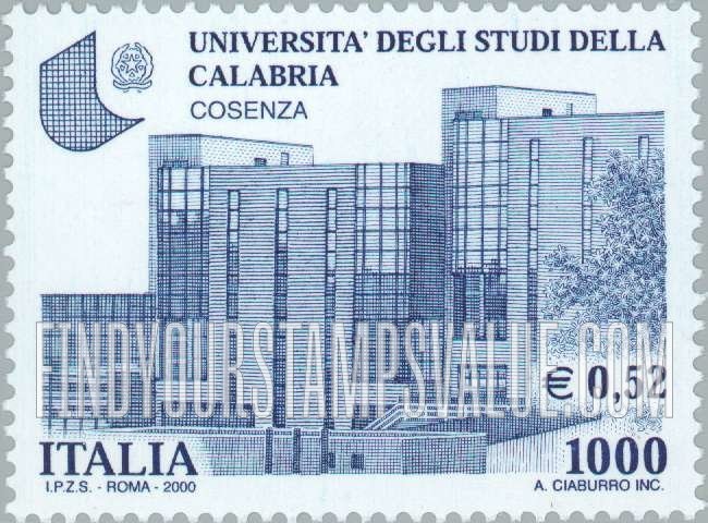 FindYourStampsValue: Schools: Calabria University, Cosenza