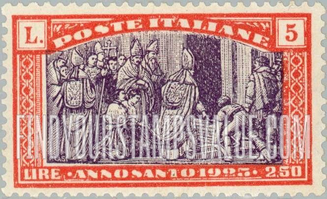 FindYourStampsValue: SEMI-POSTAL - Pope closing Holy Door