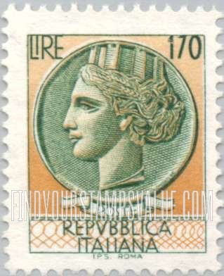 FindYourStampsValue: Italia Type of 1953-54: Italia