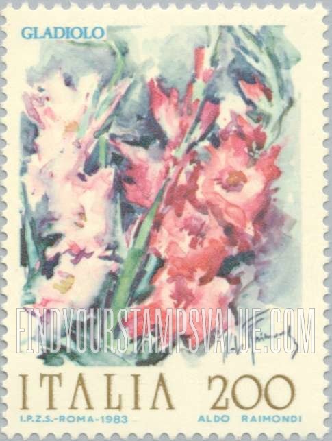 FindYourStampsValue: Flower Type of 1981: Gladiolus