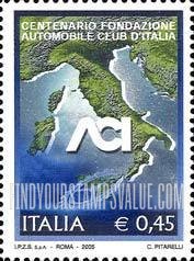 FindYourStampsValue: Italian Auto Club, Centennial