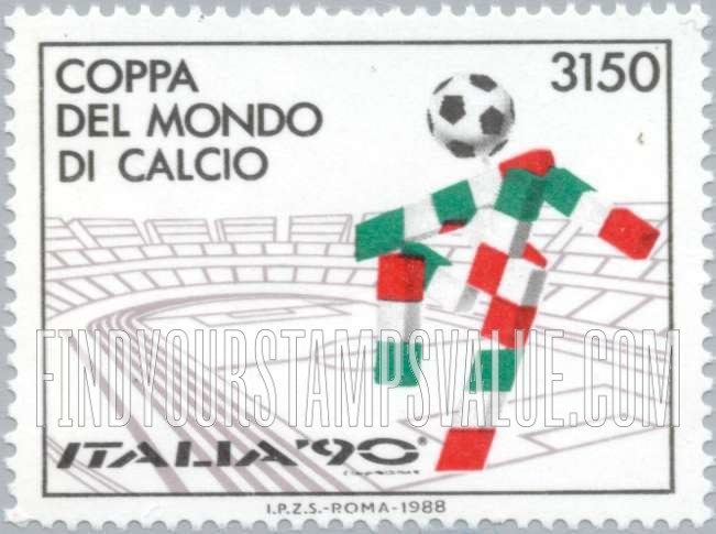 FindYourStampsValue: 1990 World Cup Soccer Championships