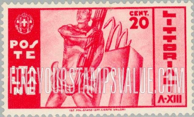 FindYourStampsValue: Man Holding Fasces