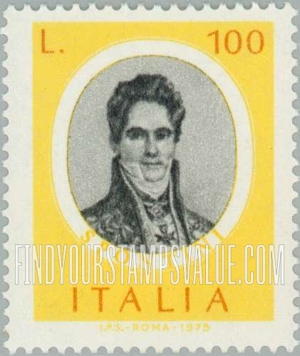 FindYourStampsValue: Botticelli Type of 1973-74: Gaspare Spontini