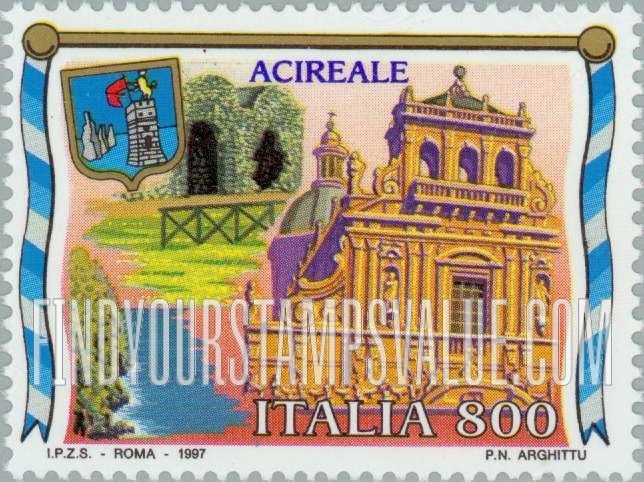 FindYourStampsValue: Tourism: St. Sebastian Church, Acireale