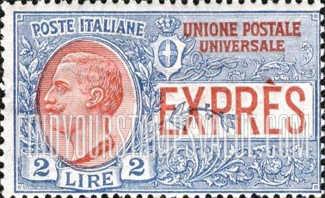 FindYourStampsValue: SPECIAL DELIVERY - King Victor Emmanuel III