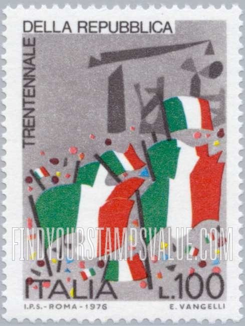 FindYourStampsValue: Italian Flags