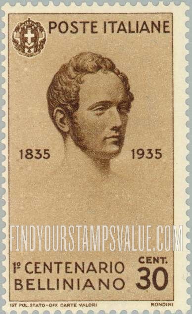 FindYourStampsValue: Vincenzo Bellini