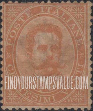 FindYourStampsValue: King Humbert I