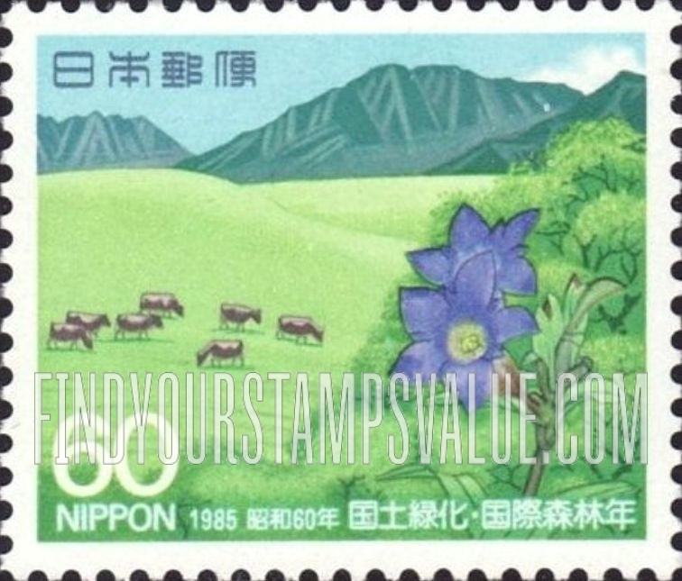 FindYourStampsValue: National Land Forestation Project - 国土緑化運動