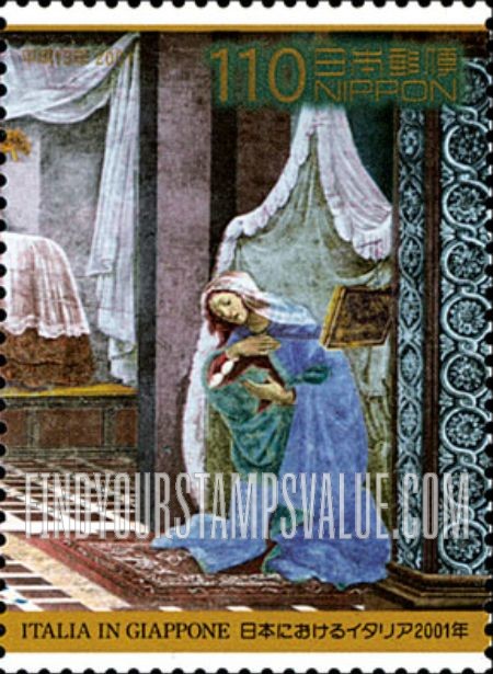 FindYourStampsValue: Exhibit of Italian Art at Museum of Western Art, Tokyo - 日本におけるイタリア2001年、東京