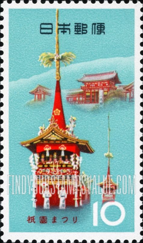FindYourStampsValue: Yamaboko floats & Gion Shrine, Kyoto - 祇園祭