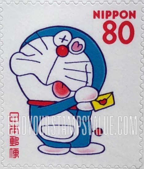 FindYourStampsValue: Doraemon in love - ドラえもん
