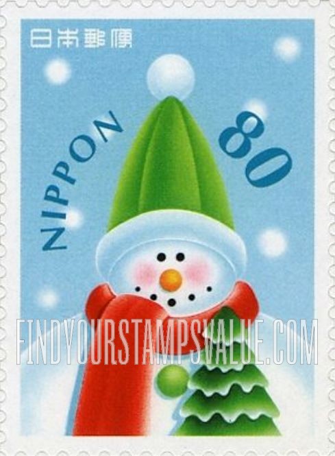 FindYourStampsValue: Snow and Snowman - 雪と雪だるま