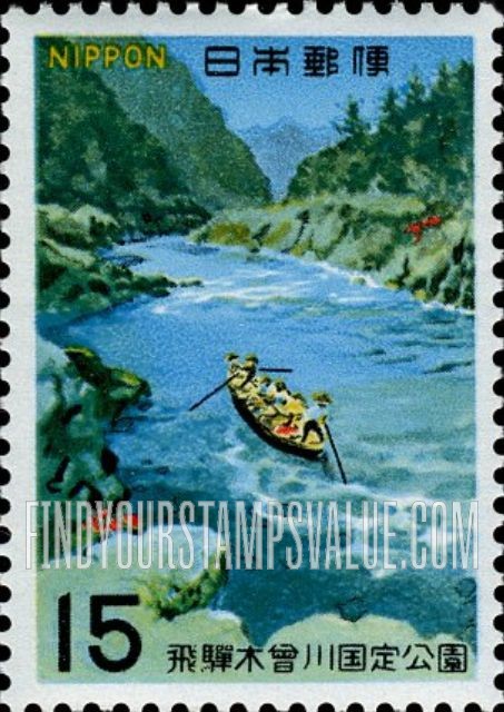 FindYourStampsValue: Kiso River - 木曾川