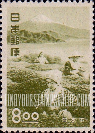 FindYourStampsValue: Tea Picking - 茶摘み