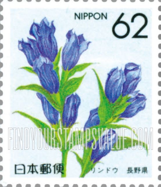 Flowers of the Prefectures: Nagano - Autumn bellflower - 県