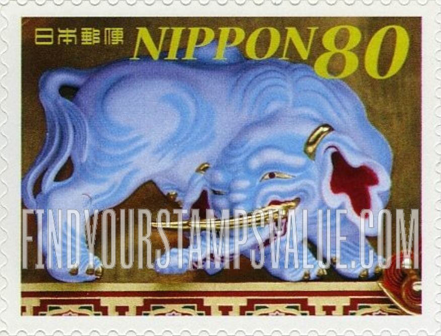 FindYourStampsValue: Elephant from Toshogu Shrine - 東照宮上神庫装飾「象」II