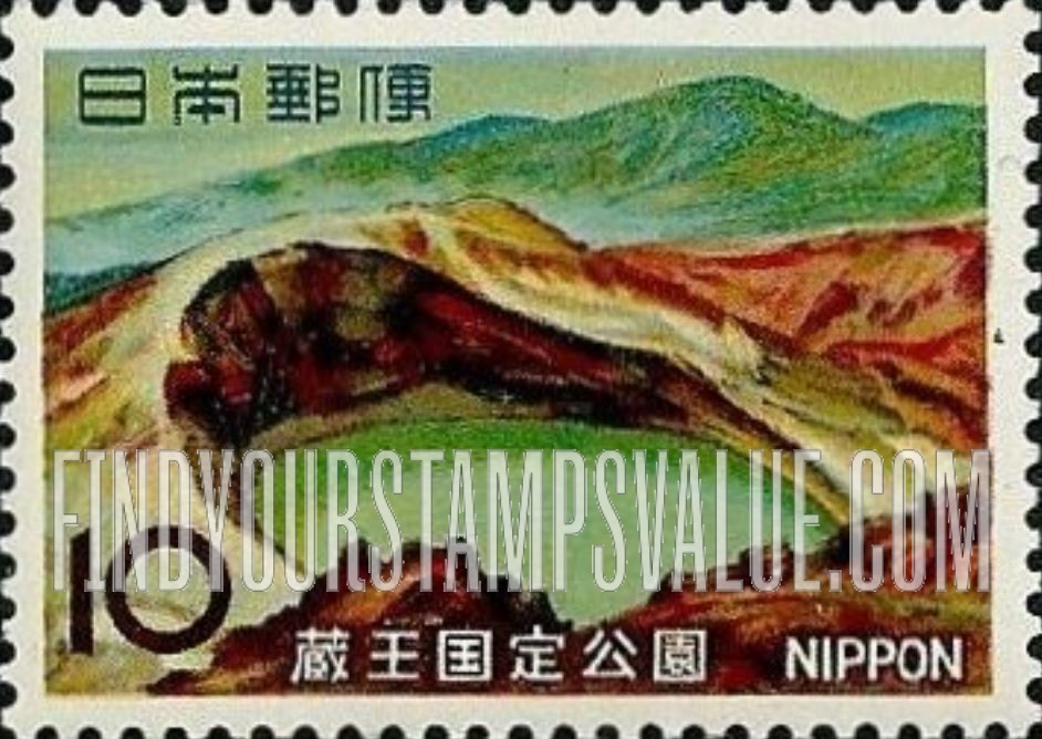 FindYourStampsValue: Crater Lake, Zao - 蔵王の火口湖