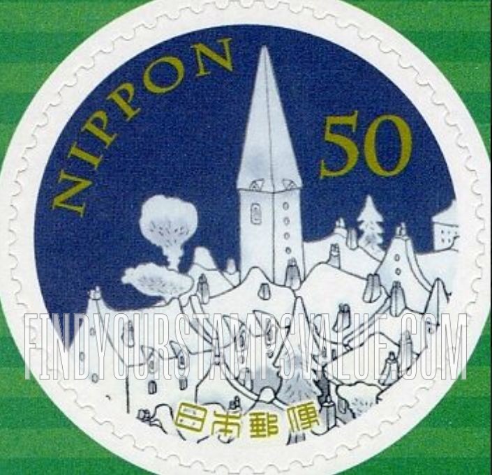 FindYourStampsValue: Winter Town - 冬の町