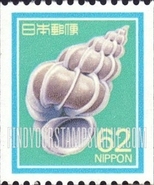FindYourStampsValue: Precious Wentletrap (Epitonium Scalare). Coil Stamp - オオイトカケガイ、コイルスタンプ