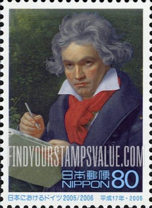 FindYourStampsValue: Ludwig van Beethoven - ルートヴィッヒ・ヴァン・ベートーベン