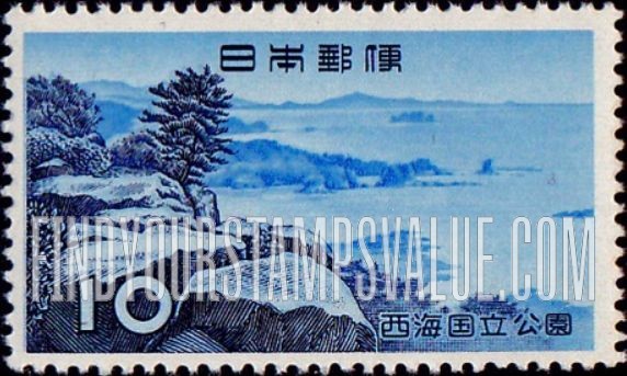 FindYourStampsValue: Saikai National Park: Kujuku Island - 西海国立公園、九十九島