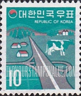 FindYourStampsValue: Highway and Farm - 고속도로와 농장