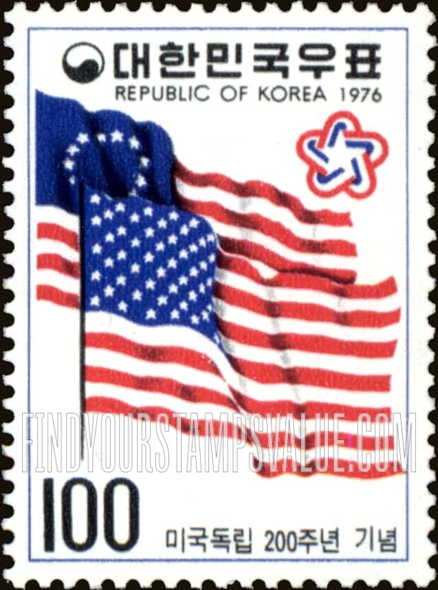 FindYourStampsValue: 13-Star and 50-Star Flags - 성조기