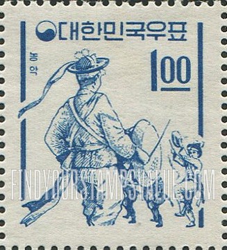 FindYourStampsValue: Folk Dancers - 농악