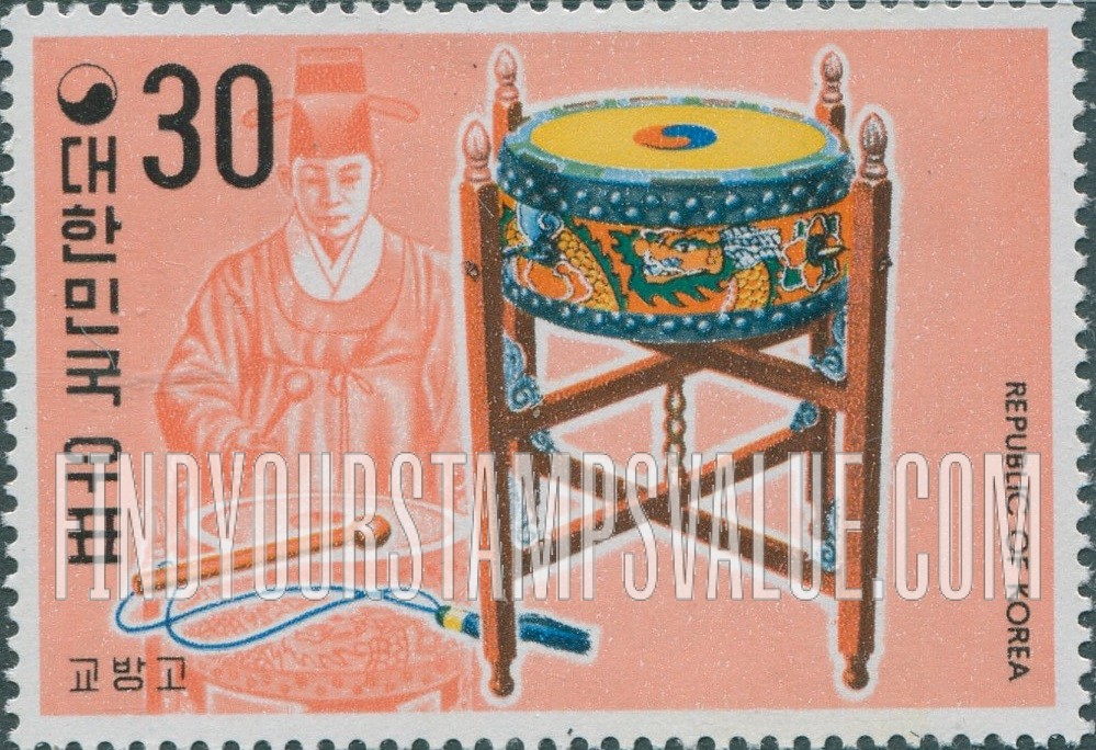 FindYourStampsValue: Kyobang-ko, Drum - 교방고
