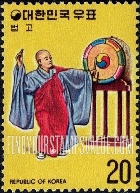 FindYourStampsValue: Buddhist Drum Dance - 법고