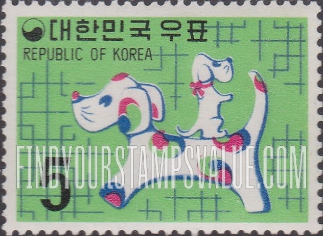 FindYourStampsValue: Toy Dogs and Lattice Pattern - 장난감 개와 격자 패턴