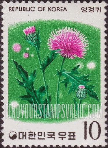 FindYourStampsValue: Thistle - 엉겅퀴