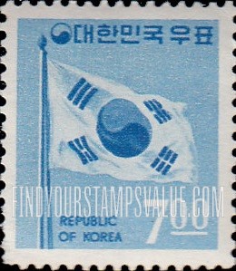 FindYourStampsValue: Flag of Korea - 태극기
