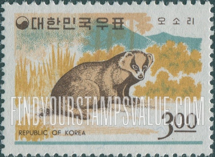 FindYourStampsValue: Badger - 오소리