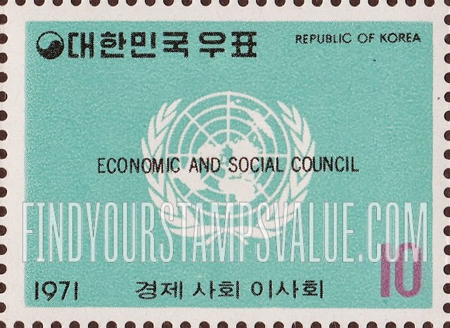 FindYourStampsValue: Economic and Social Council - 경제사회 이사회