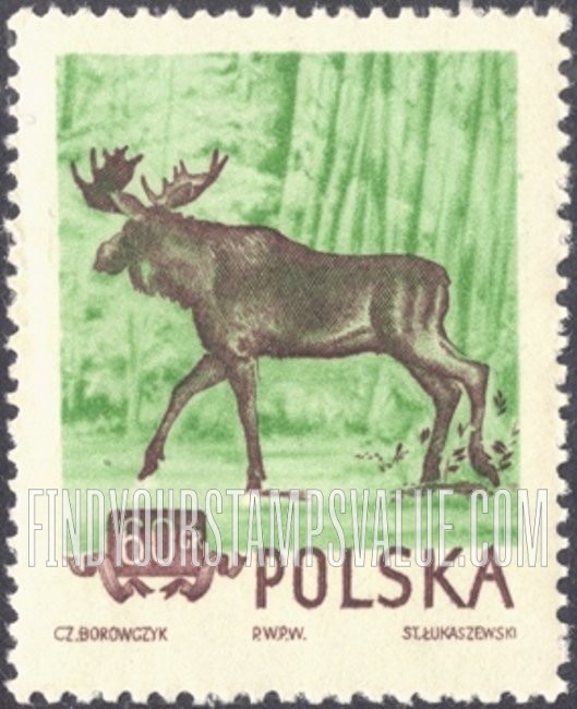 FindYourStampsValue: European elk