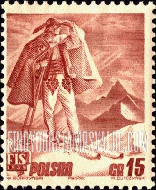 FindYourStampsValue: Skier