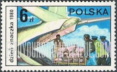 FindYourStampsValue: Loading mail plane